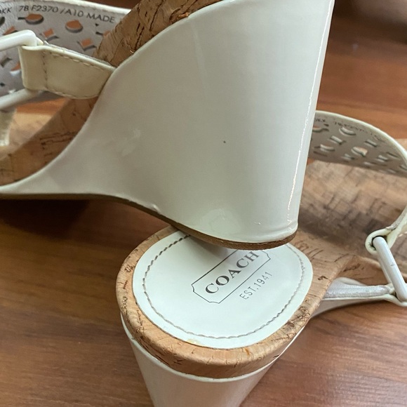 Coach Sandal Heels Size 8 - Picture 2 of 5